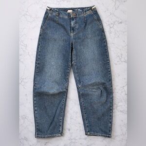 NWOT Pilcro Anthropologie Barrel Jeans High Rise Adjustable Waist Size 26